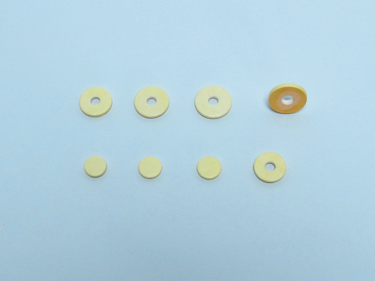 B38 OEM Yellow Woven Felt Flute Pads-Ferree's Tools