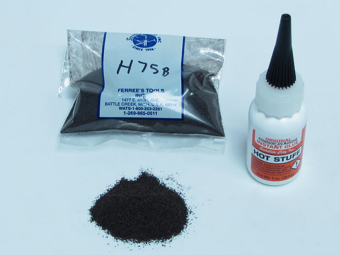 H75 Hot Stuff Glue and Grenadilla Chips