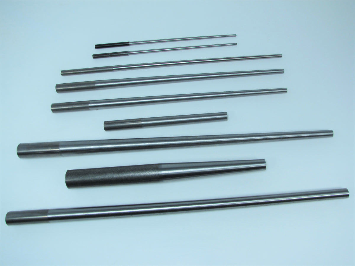 N91 Tapered Rods A thru J TOP to BOTTOM