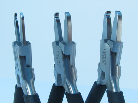 E15 Narrow Jawed Swedging Pliers sets-Ferree's Tools
