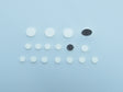 B12 White Synthetic Clarinet Pad Sets-Ferree's Tools