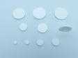 B33 7-20.5mm White Kid Leather Pads-Ferree's Tools