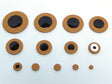 B52 Sets and Assortments Thin Sax Pads with Selmer Type Plastic Resonator