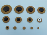 B52 22.5-38mm Thin Sax Pads with Selmer Type Plastic Resonator