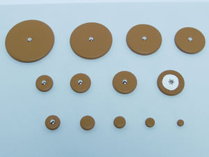 B42 38.5-54mm Rivet Sax Pads -Domestic Felt 