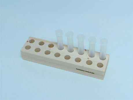 D61W wood block with D80V vials Sold Separately