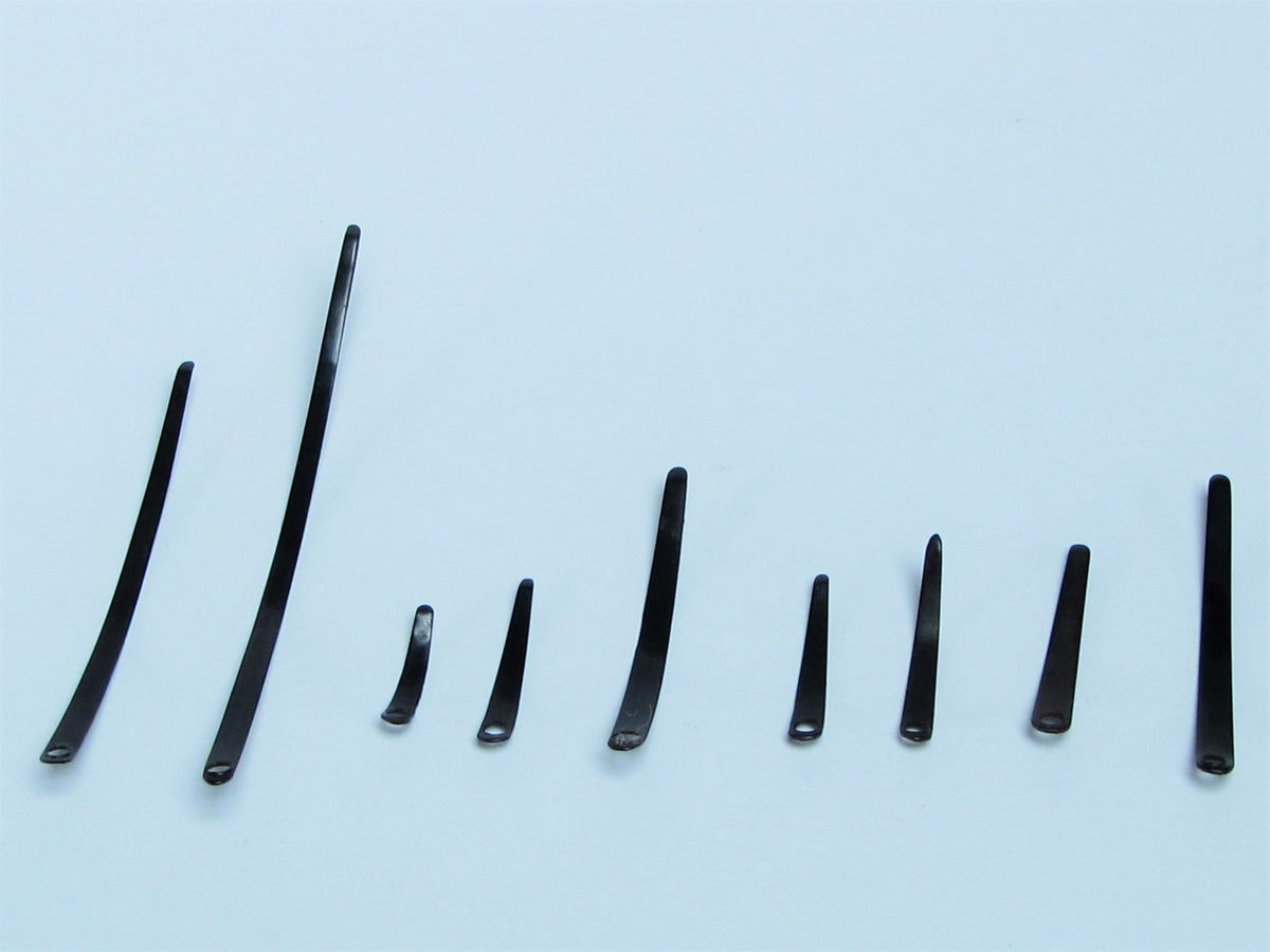 D70 Blued Flat Springs For Clarinet-Ferree's Tools