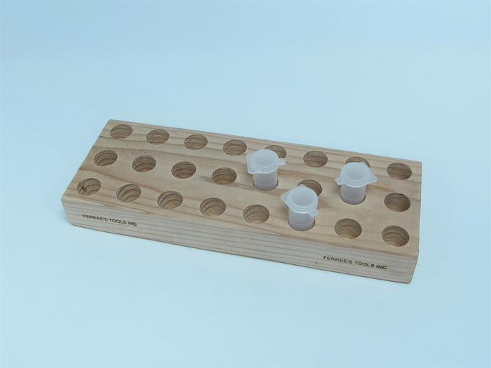 D73W Extra wood block to hold vials