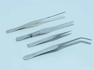 E49-50-51-52 Steel Tweezers  TOP to BOTTOM